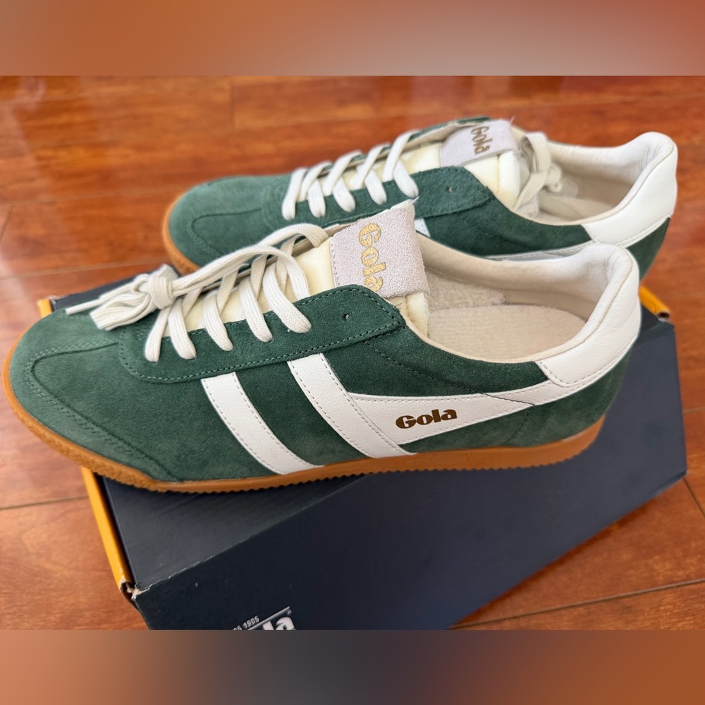 Gola Men's Evergreen and White Sneakers
